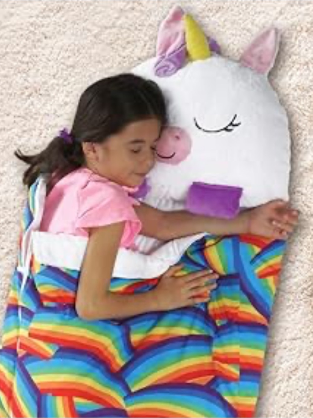 Happy Nappers White Unicorn Sleep Bag